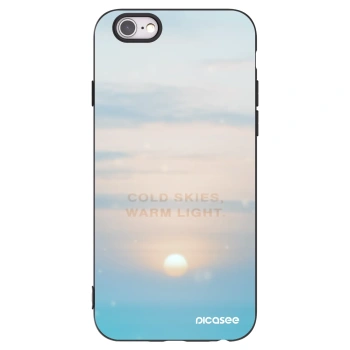 Picasee silikónový čierny obal pre Apple iPhone 6/6S - COLD SKIES
