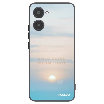 Picasee silikónový čierny obal pre Realme 10 4G - COLD SKIES