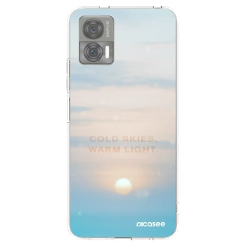 Picasee silikónový prehľadný obal pre Motorola Edge 30 Neo - COLD SKIES