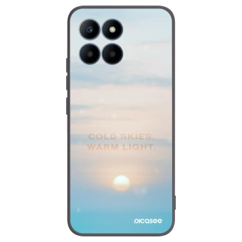 Picasee silikónový čierny obal pre Honor 70 Lite - COLD SKIES
