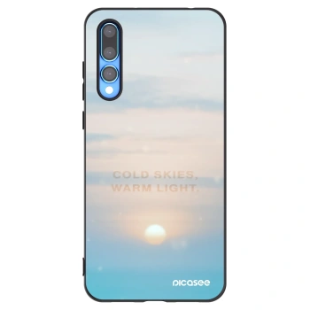 Picasee silikónový čierny obal pre Huawei P20 Pro - COLD SKIES