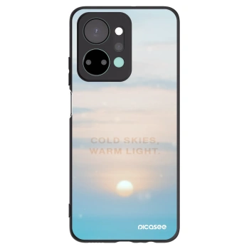 Picasee silikónový čierny obal pre Honor X7a - COLD SKIES