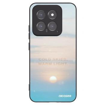 Picasee silikónový čierny obal pre Xiaomi 14 - COLD SKIES