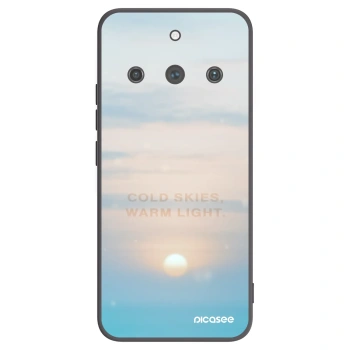 Picasee silikónový čierny obal pre Realme 11 Pro+ - COLD SKIES