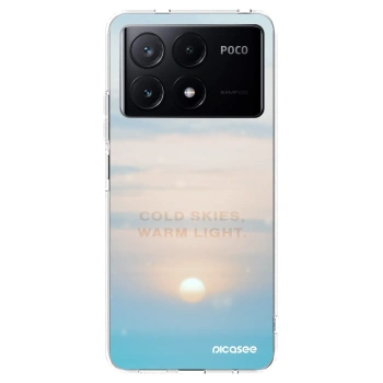 Picasee silikónový prehľadný obal pre Xiaomi Poco X6 Pro - COLD SKIES