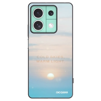 Picasee silikónový čierny obal pre Xiaomi Redmi Note 13 5G - COLD SKIES