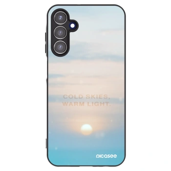 Picasee silikónový čierny obal pre Samsung Galaxy A15 A156B 5G - COLD SKIES