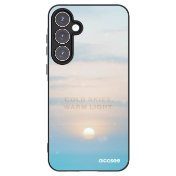 Picasee silikónový čierny obal pre Samsung Galaxy A55 5G A556B - COLD SKIES
