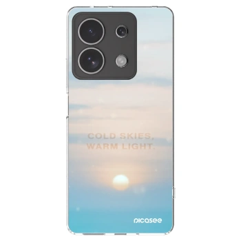 Picasee silikónový prehľadný obal pre Xiaomi Redmi Note 13 4G - COLD SKIES