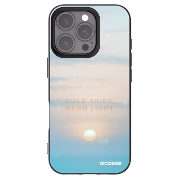 Picasee silikónový čierny obal pre Apple iPhone 16 Pro - COLD SKIES