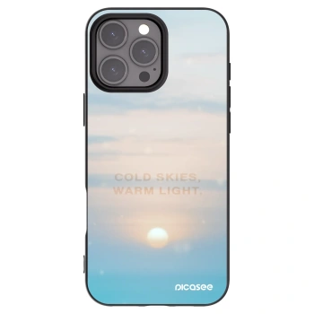 Picasee silikónový čierny obal pre Apple iPhone 16 Pro Max - COLD SKIES