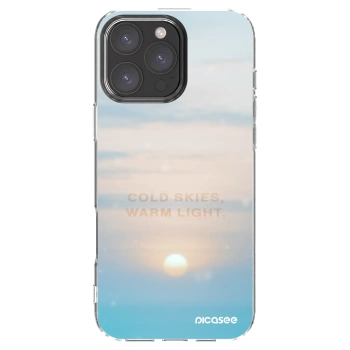 Picasee silikónový prehľadný obal pre Apple iPhone 16 Pro Max - COLD SKIES