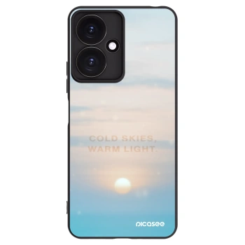Picasee silikónový čierny obal pre Xiaomi Redmi 13C 5G - COLD SKIES