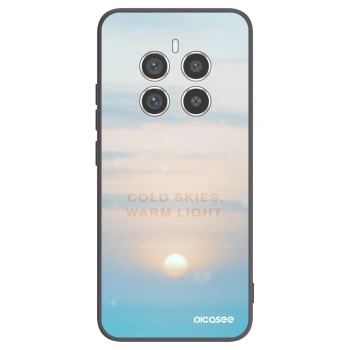 Picasee silikónový čierny obal pre Realme 12 Pro 5G - COLD SKIES