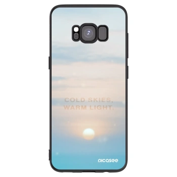 Picasee silikónový čierny obal pre Samsung Galaxy S8 G950F - COLD SKIES