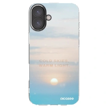 Picasee silikónový prehľadný obal pre Apple iPhone 16 Plus - COLD SKIES