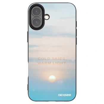 Picasee silikónový čierny obal pre Apple iPhone 16 Plus - COLD SKIES