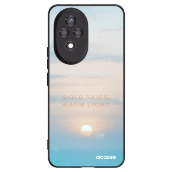 Picasee silikónový čierny obal pre Honor 200 Pro 5G - COLD SKIES