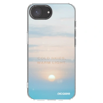 Picasee silikónový prehľadný obal pre Apple iPhone 16e - COLD SKIES