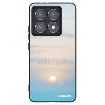 Picasee silikónový čierny obal pre Xiaomi 14T Pro - COLD SKIES