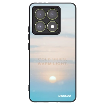Picasee silikónový čierny obal pre Xiaomi 14T - COLD SKIES