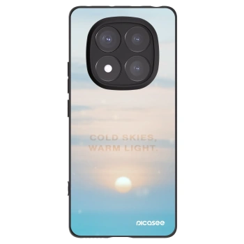 Picasee silikónový čierny obal pre Xiaomi Redmi Note 14 Pro+ 5G - COLD SKIES