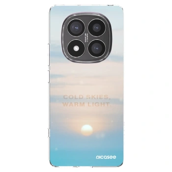 Picasee silikónový prehľadný obal pre Xiaomi Redmi Note 14 Pro+ 5G - COLD SKIES