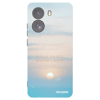 Picasee silikónový čierny obal pre Xiaomi Poco X7 - COLD SKIES