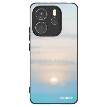 Picasee silikónový čierny obal pre Xiaomi Redmi Note 14 4G - COLD SKIES