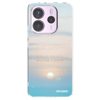 Picasee silikónový prehľadný obal pre Xiaomi Redmi Note 14 4G - COLD SKIES