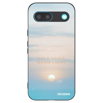 Picasee silikónový čierny obal pre Google Pixel 8 - COLD SKIES