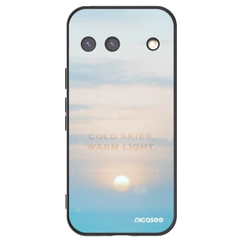 Picasee silikónový čierny obal pre Google Pixel 9 - COLD SKIES