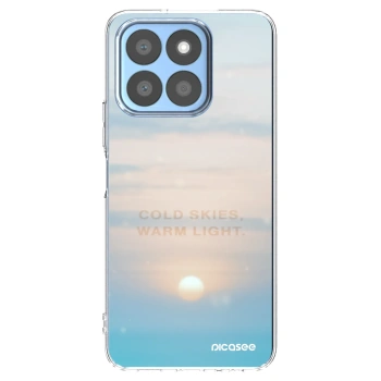 Picasee silikónový prehľadný obal pre Honor X8c - COLD SKIES