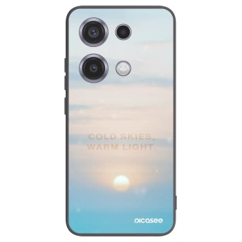 Picasee silikónový čierny obal pre Xiaomi Redmi Note 14S - COLD SKIES
