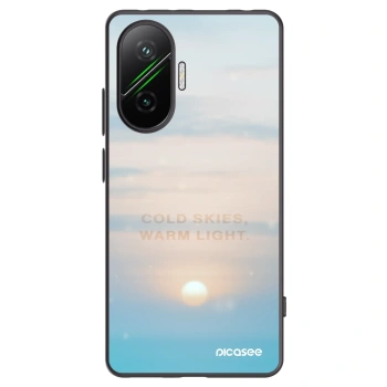 Picasee silikónový čierny obal pre Xiaomi Poco F7 5G - COLD SKIES