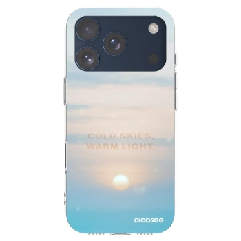 Picasee silikónový prehľadný obal pre Apple iPhone 17 Pro - COLD SKIES