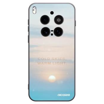 Picasee silikónový čierny obal pre Vivo X300 Pro - COLD SKIES
