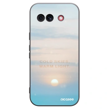 Picasee silikónový čierny obal pre Google Pixel 10a - COLD SKIES