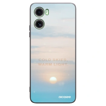 Picasee silikónový čierny obal pre Motorola Moto G06 - COLD SKIES