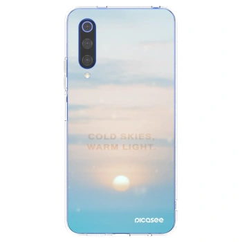 Picasee silikónový prehľadný obal pre Xiaomi Mi 9 SE - COLD SKIES