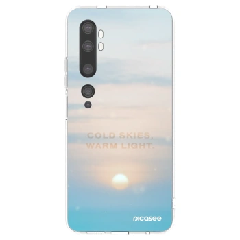 Picasee silikónový prehľadný obal pre Xiaomi Mi Note 10 (Pro) - COLD SKIES