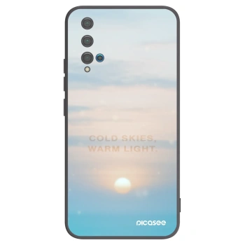 Picasee silikónový čierny obal pre Huawei Nova 5T - COLD SKIES
