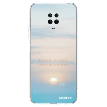Picasee silikónový prehľadný obal pre Xiaomi Redmi Note 9 Pro - COLD SKIES