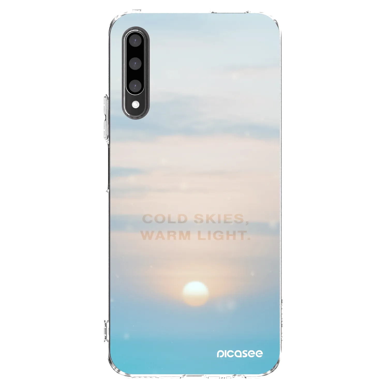 Picasee silikónový prehľadný obal pre Honor 9X Pro - COLD SKIES