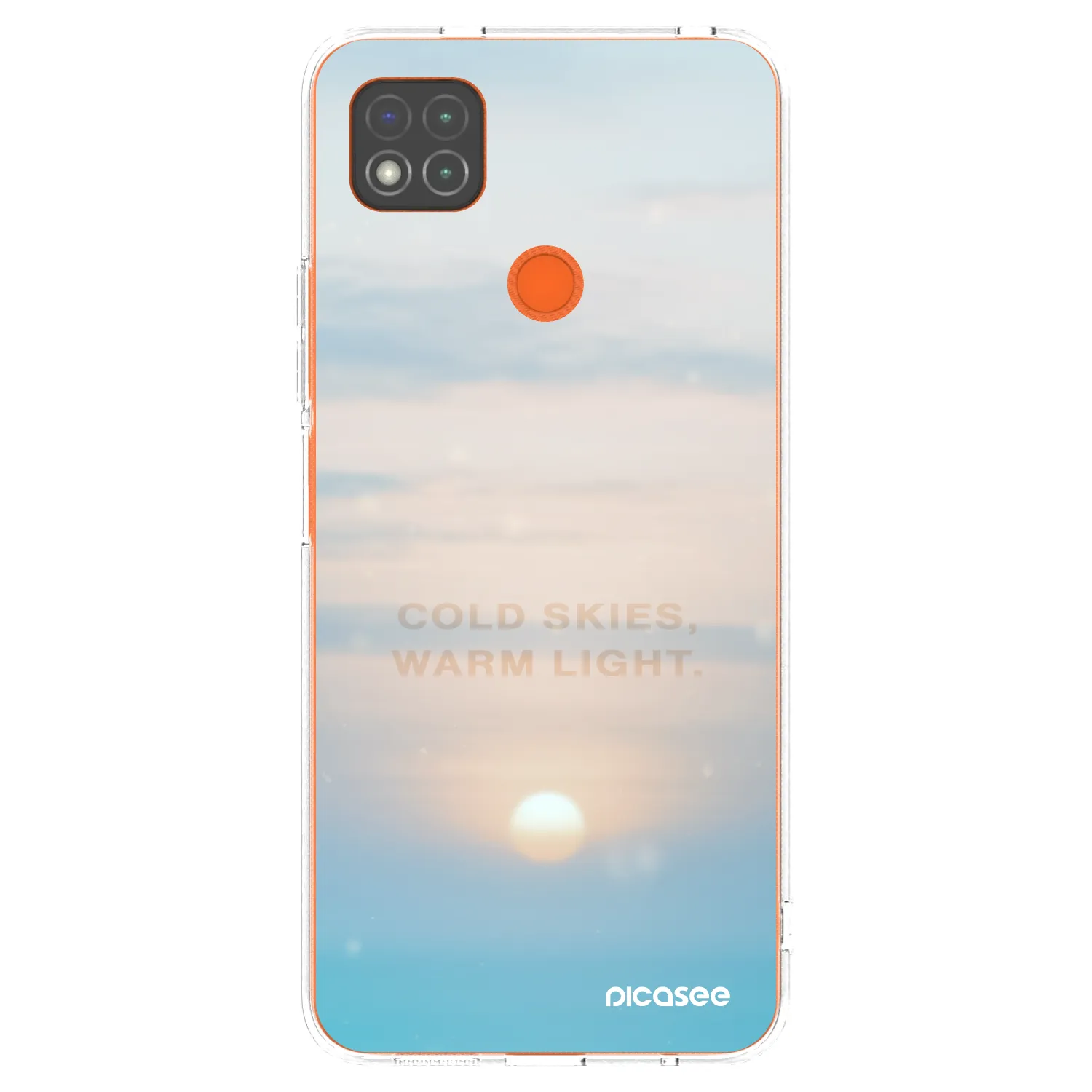 Picasee silikónový prehľadný obal pre Xiaomi Redmi 9C - COLD SKIES