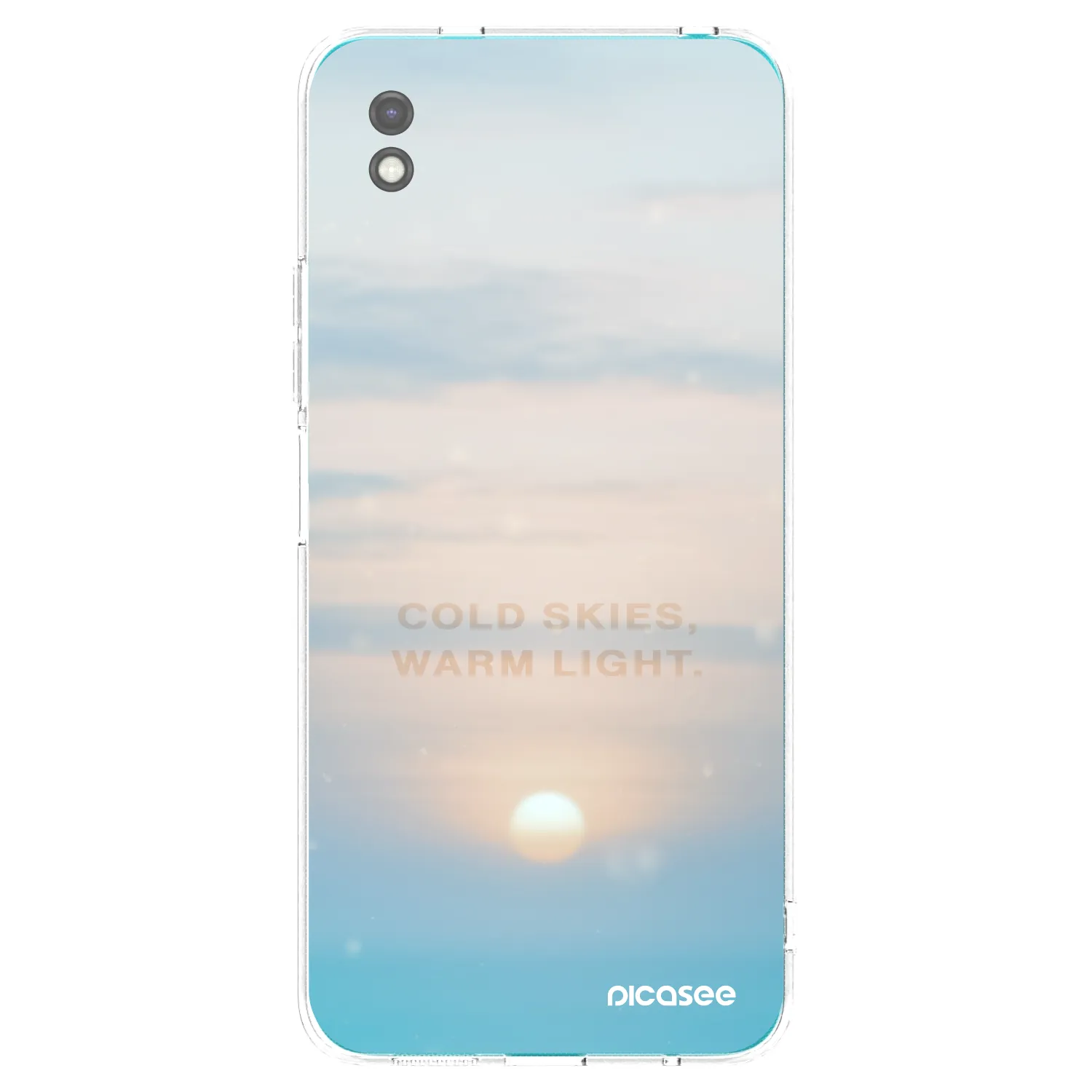 Picasee silikónový čierny obal pre Xiaomi Redmi 9A - COLD SKIES