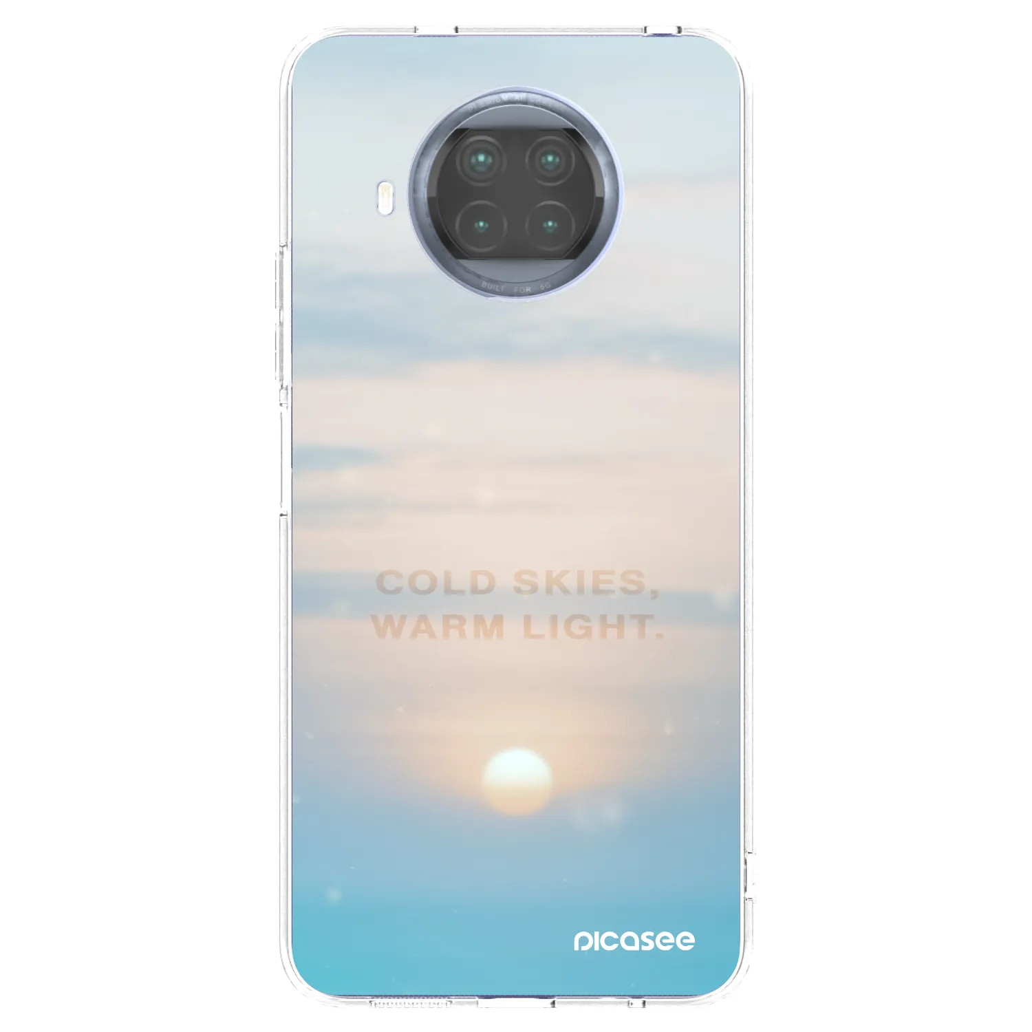 Picasee silikónový prehľadný obal pre Xiaomi Mi 10T Lite - COLD SKIES