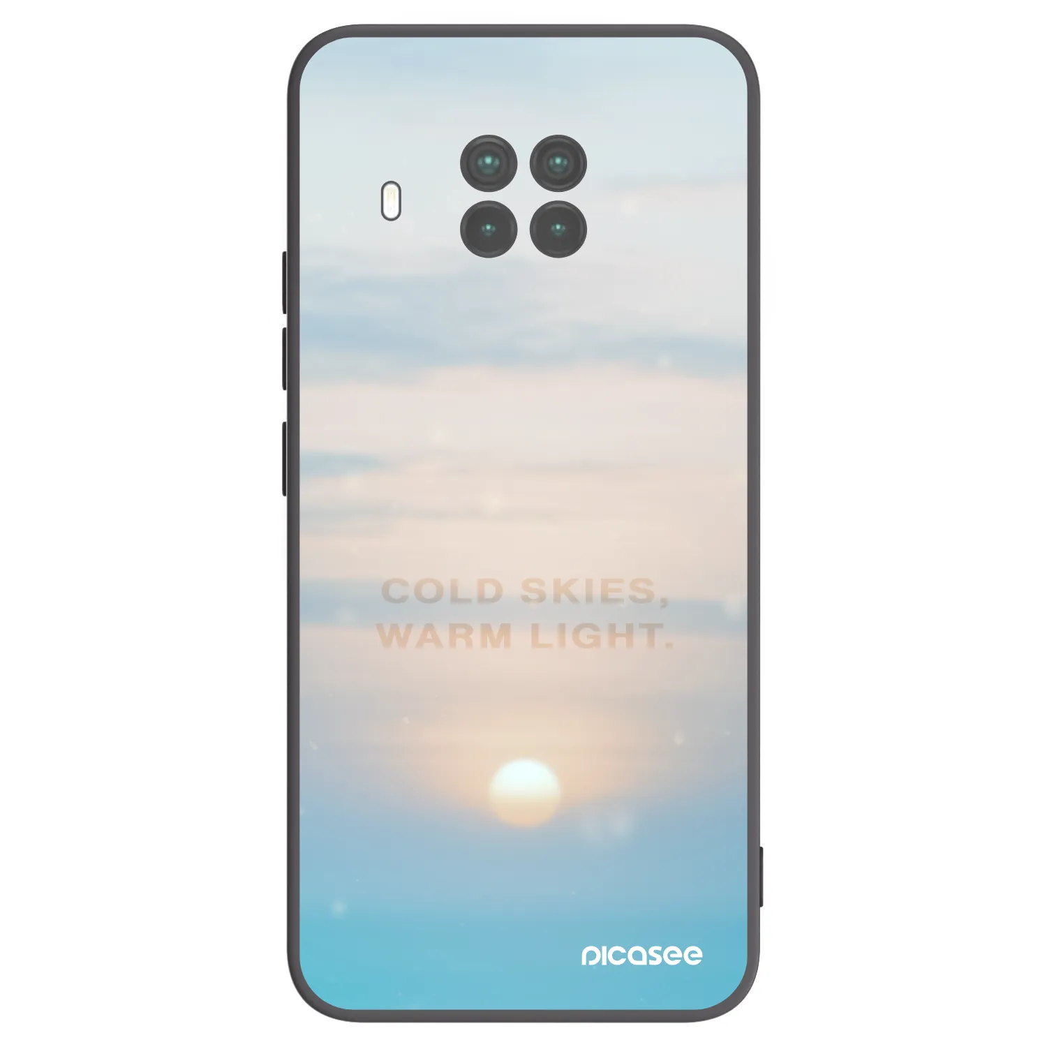 Picasee silikónový čierny obal pre Xiaomi Mi 10T Lite - COLD SKIES