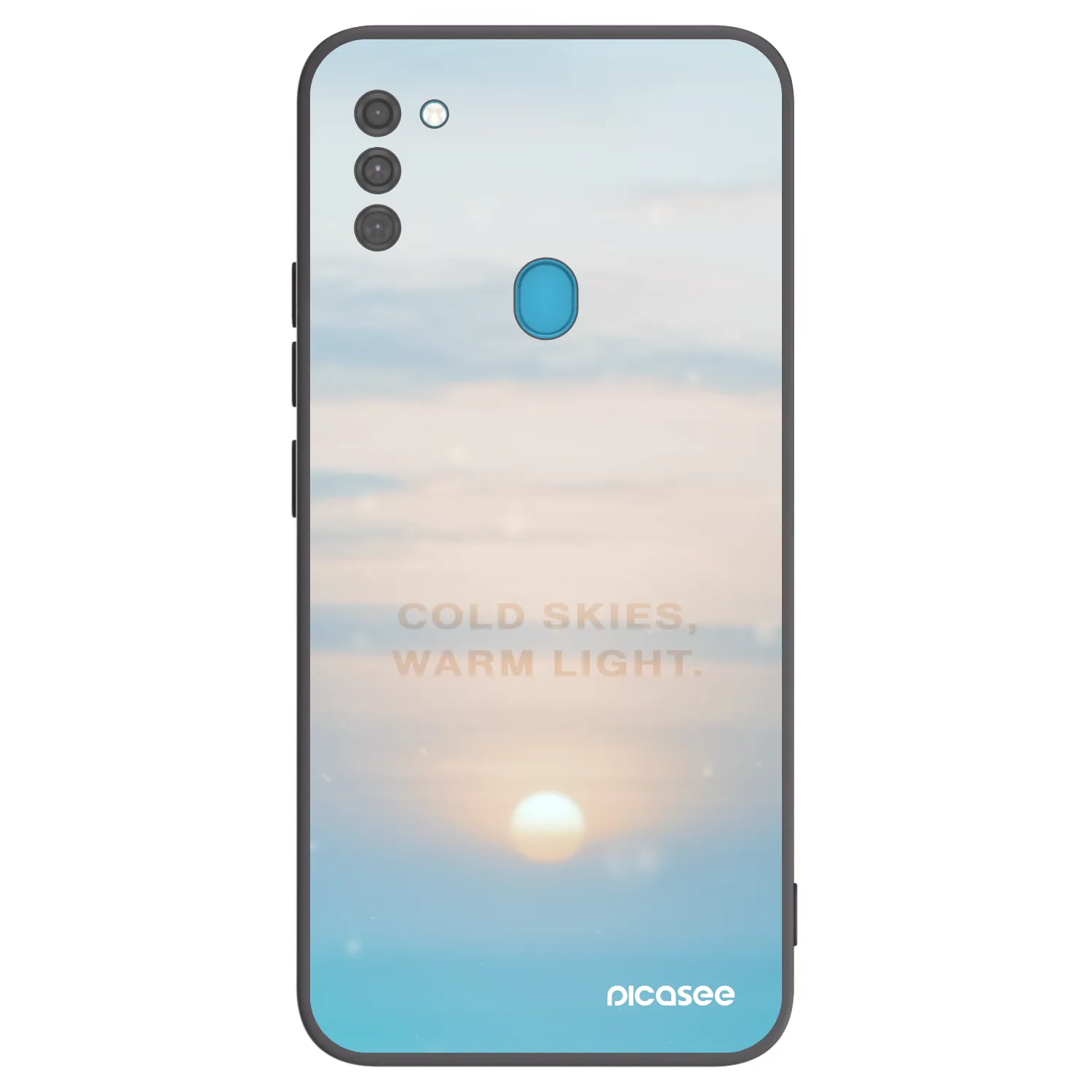 Picasee silikónový čierny obal pre Samsung Galaxy M11 - COLD SKIES