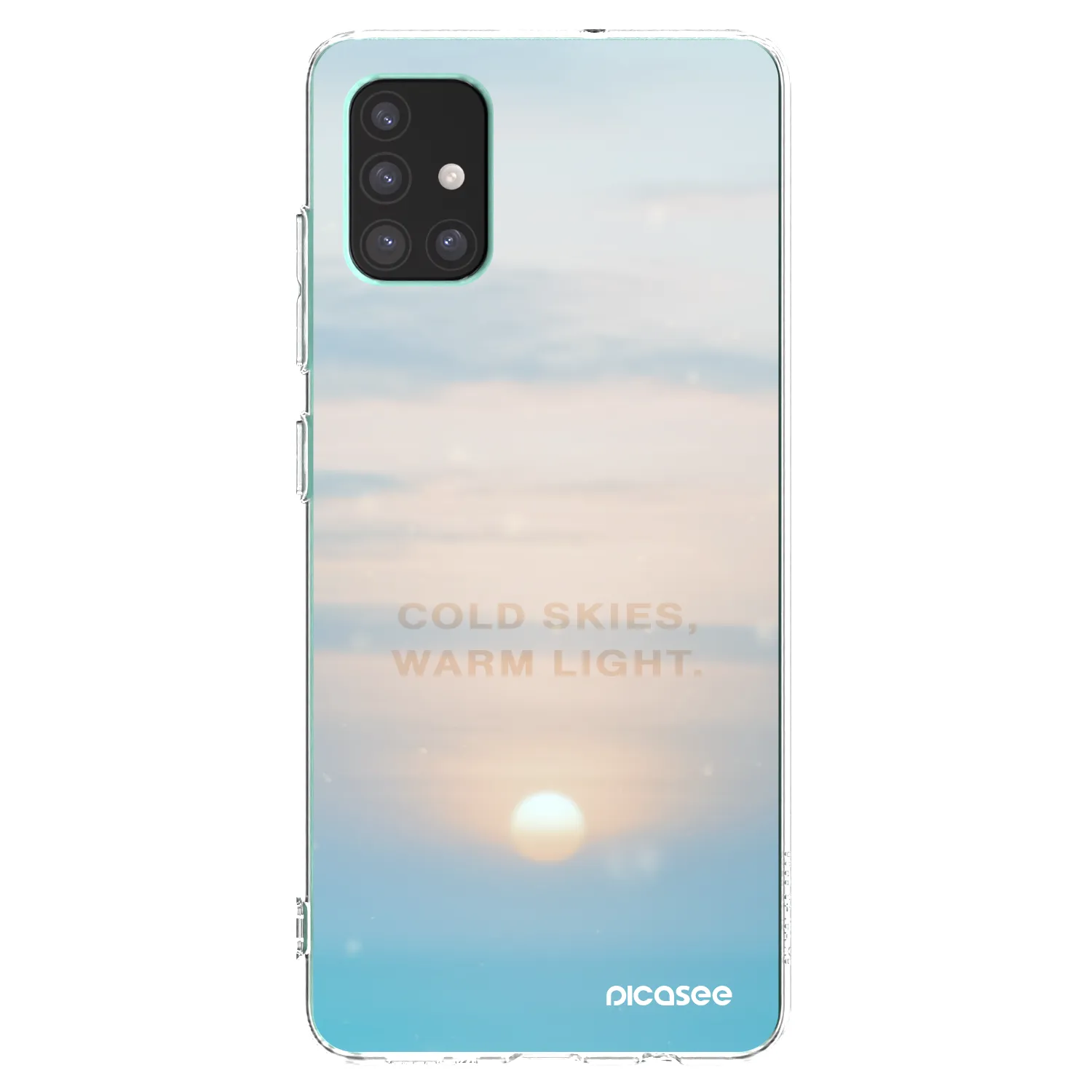 Picasee silikónový prehľadný obal pre Samsung Galaxy M51 M515F - COLD SKIES